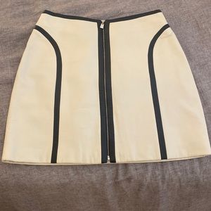 Margaret Godfrey genuine leather skirt